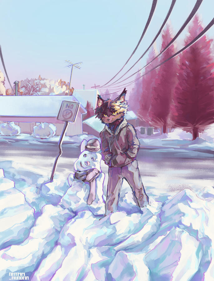 Gifted to Adrian by Abi, who commissioned the artist Nhymm to draw it